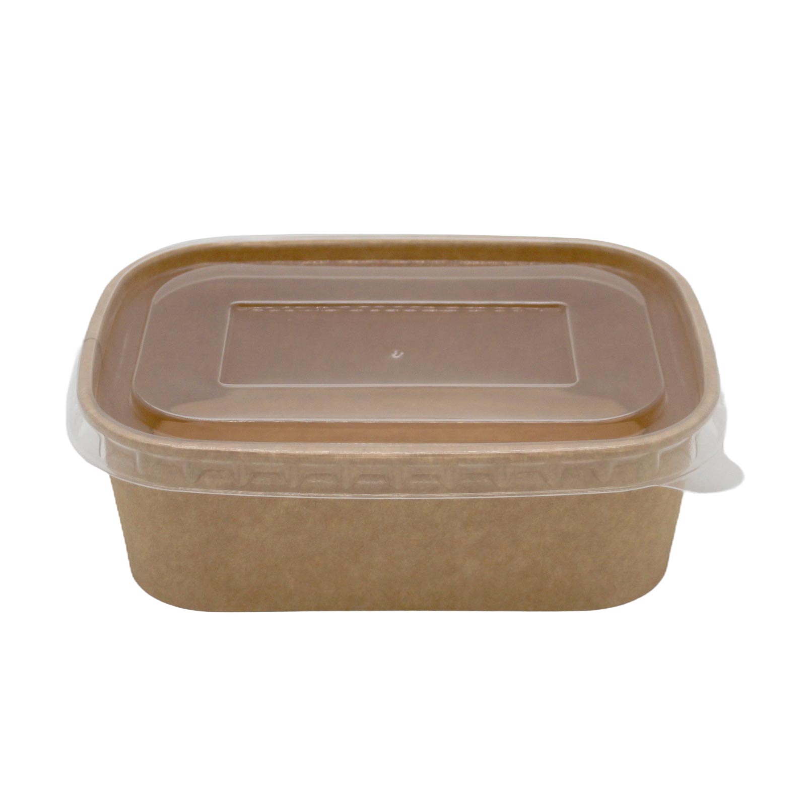 SET: Salatschale rechteckig mit Deckel - 750ml