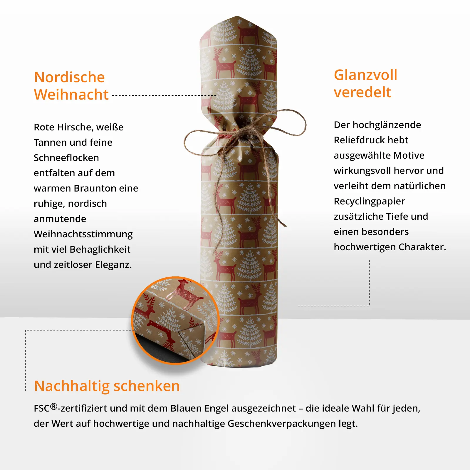 WOGP-WHBRUN - Geschenkpapier Rollen Brunek - Foto 5