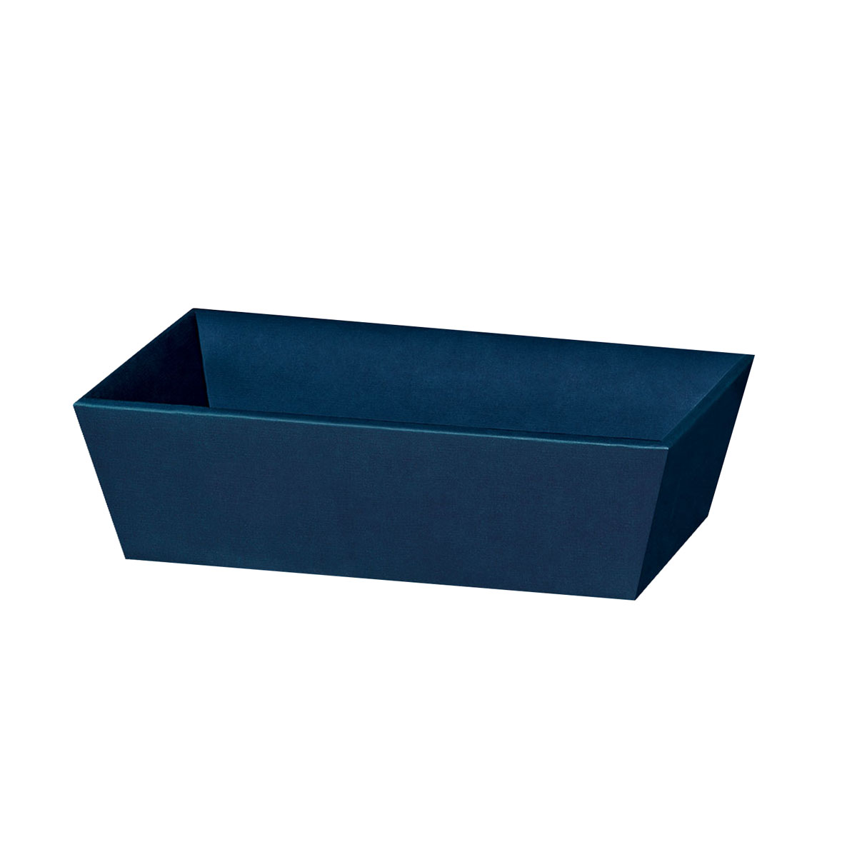 Präsentkorb Geschenkkorb Leinenstruktur, rechteckig - Mittel - , 4 Farben