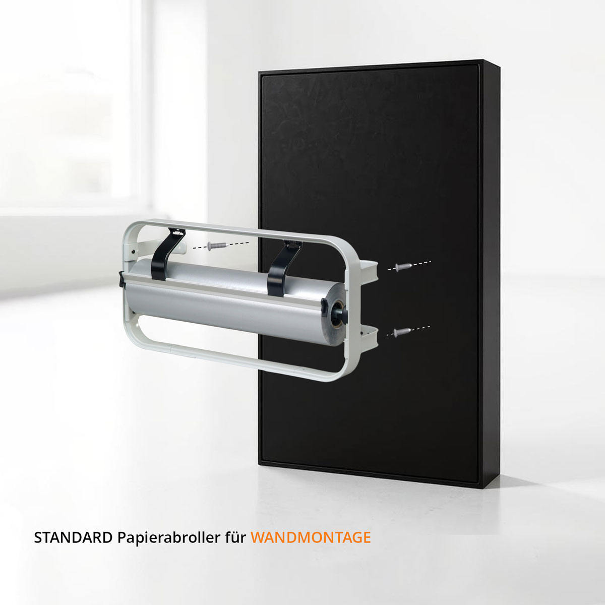 Montage STANDARD Papierabroller Wandabroller