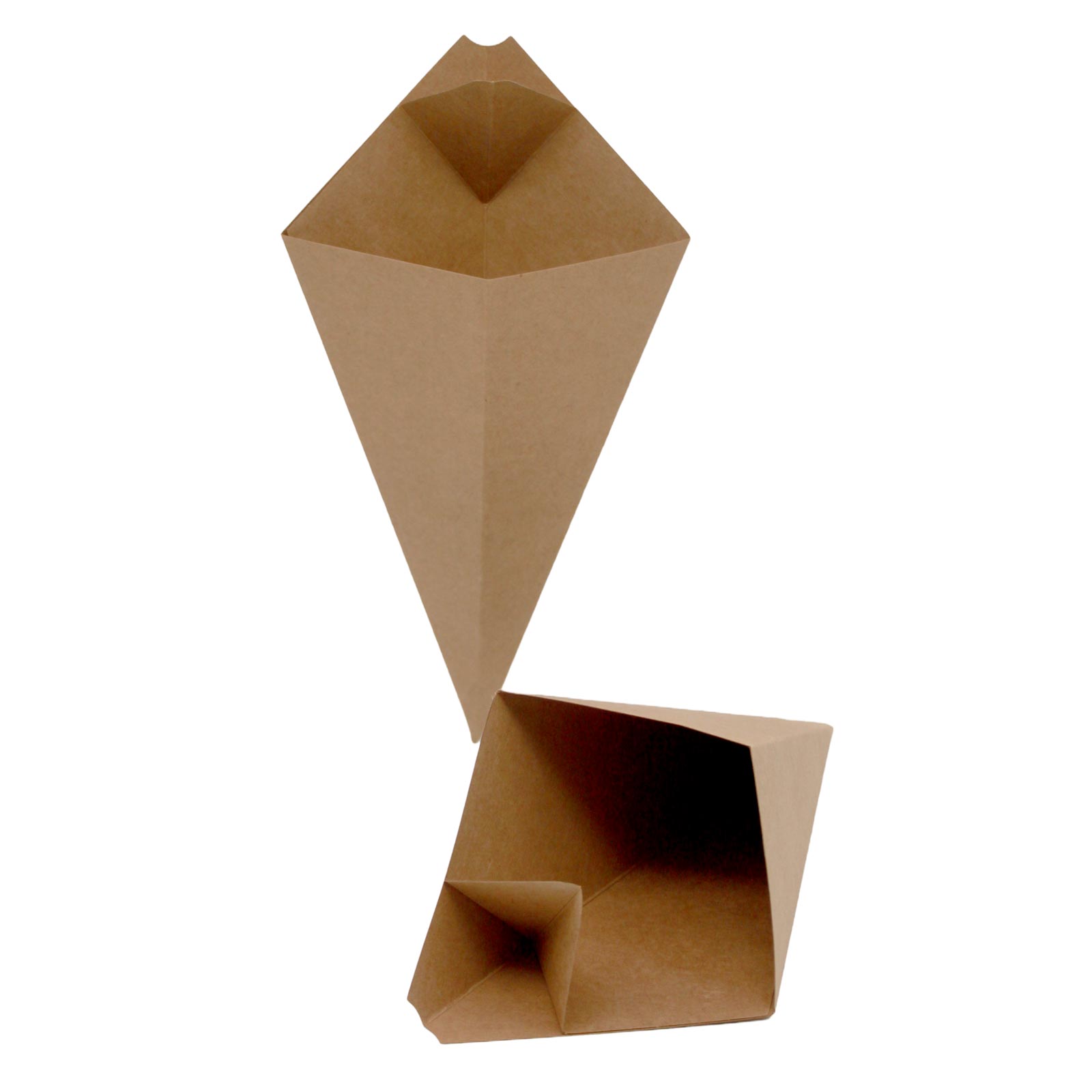 Pommes Spitztüte mit Dip-Ecke