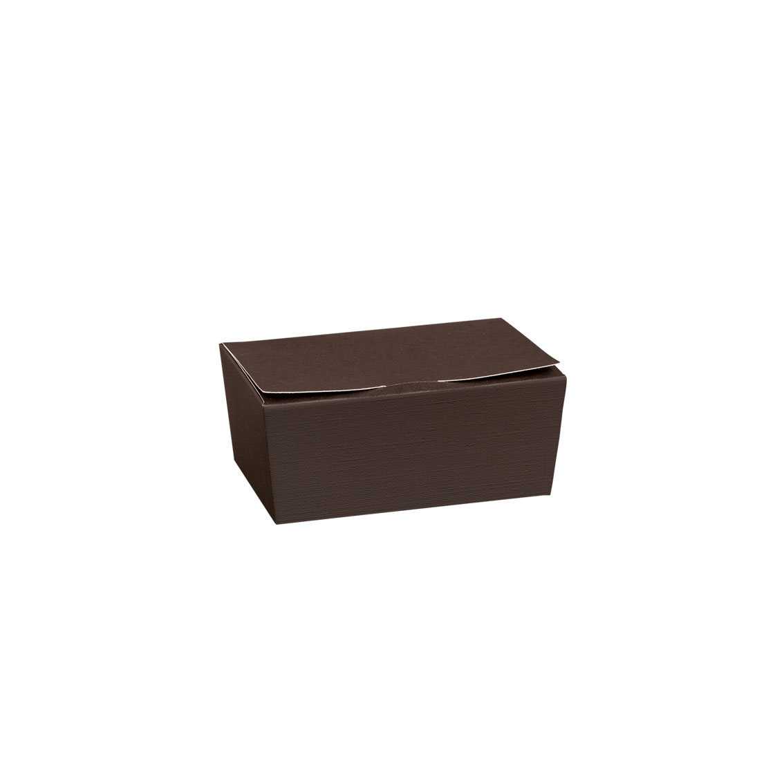 Pralinenbox Gebäckschachtel Fibra braun, 3 Größen 