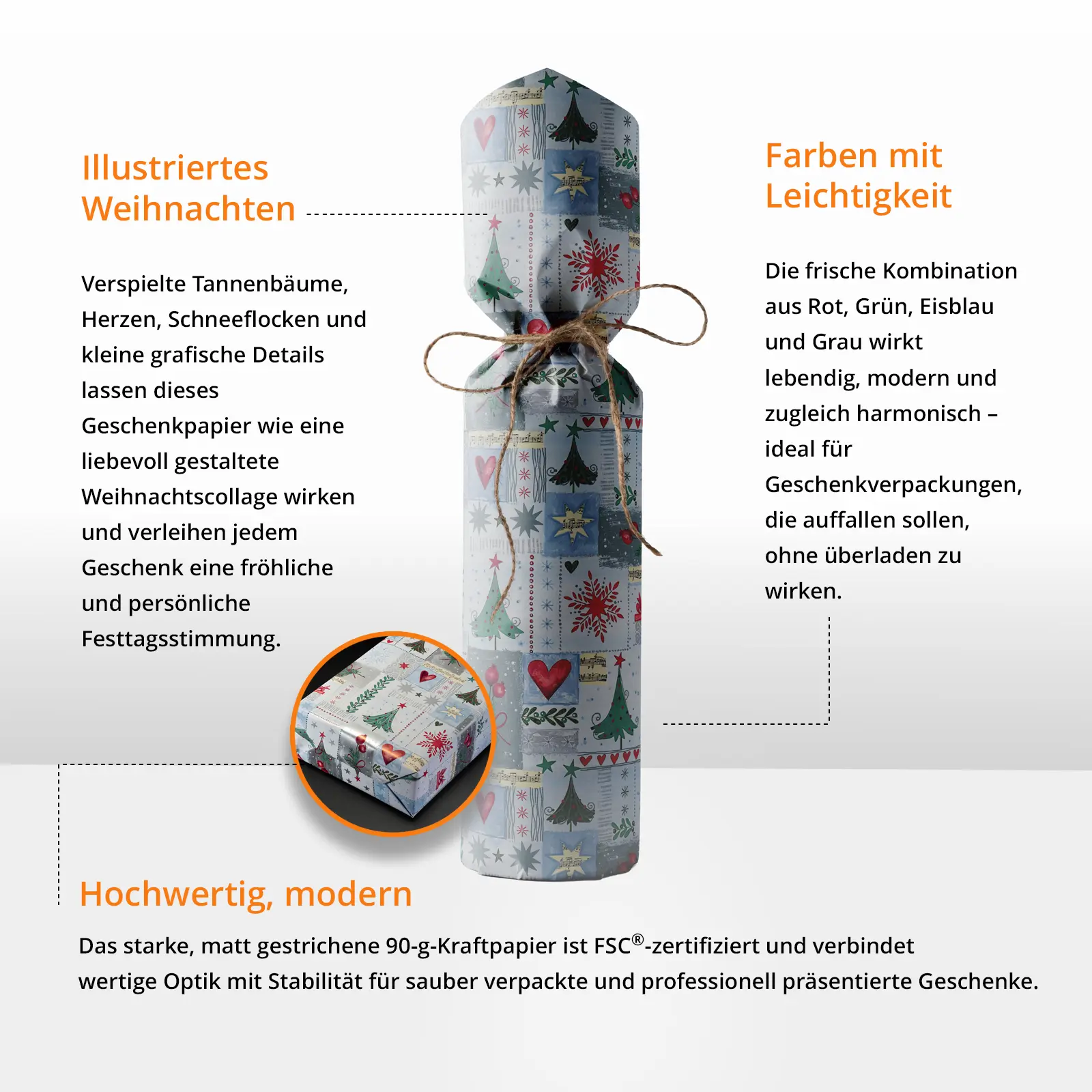WOGP-WHMIWA - Geschenkpapier Rollen Mittenwald - Foto 6