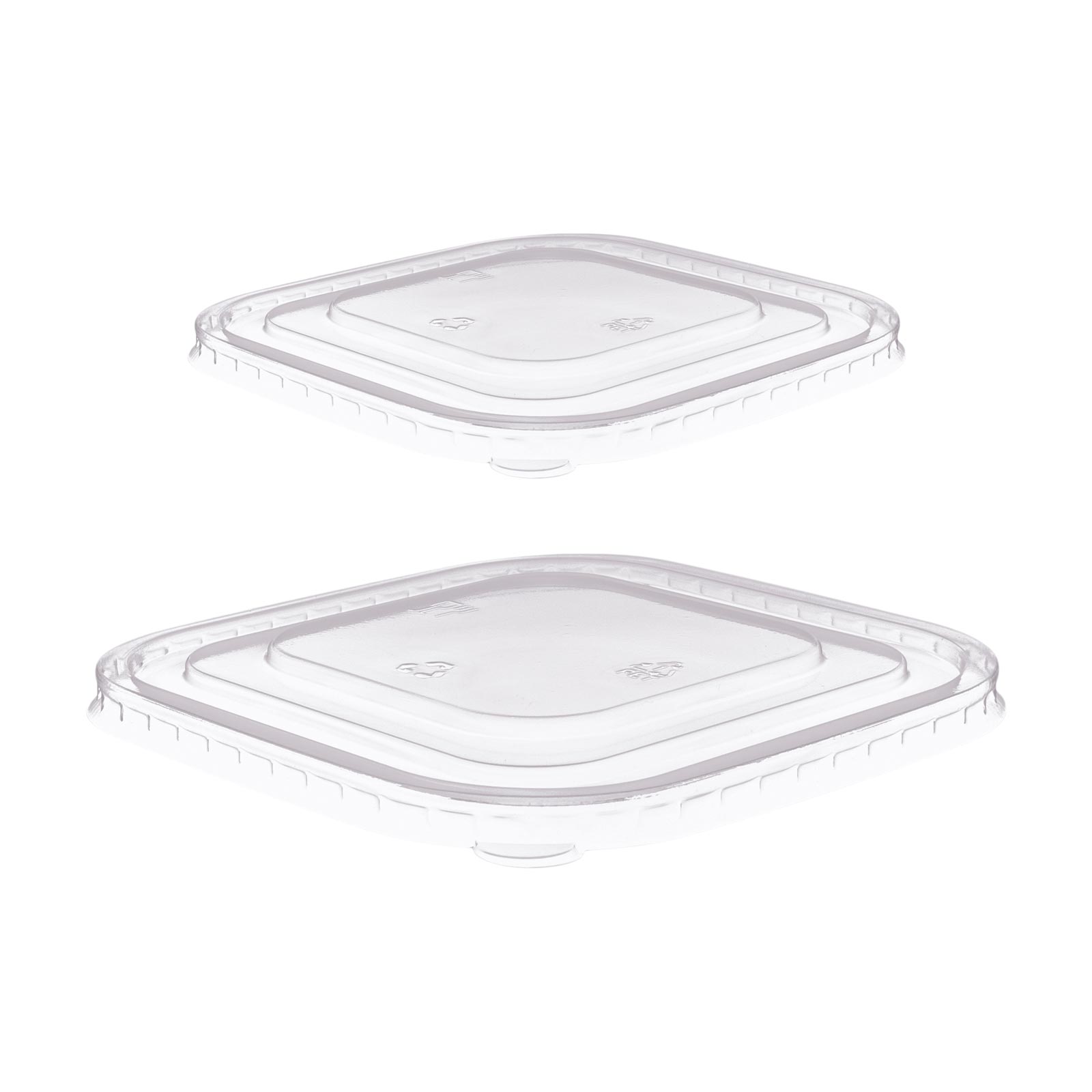 Salatschale-Deckel PET transparent 2 Größen