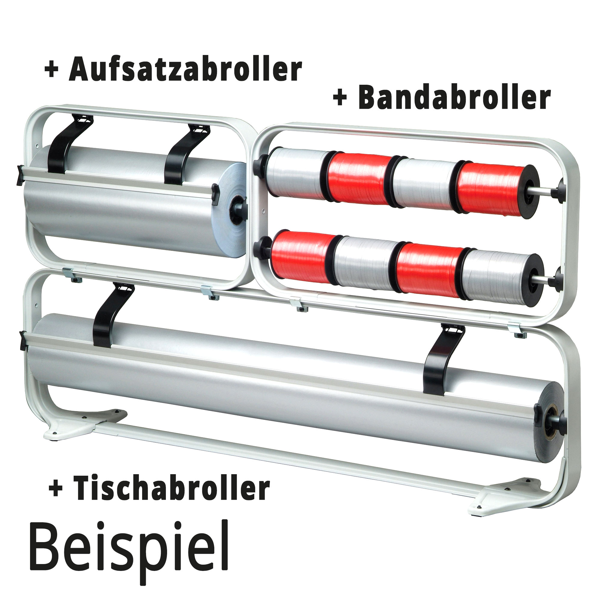 Beispiel STANDARD Tischabroller Aufsatzabroller und Bandabroller