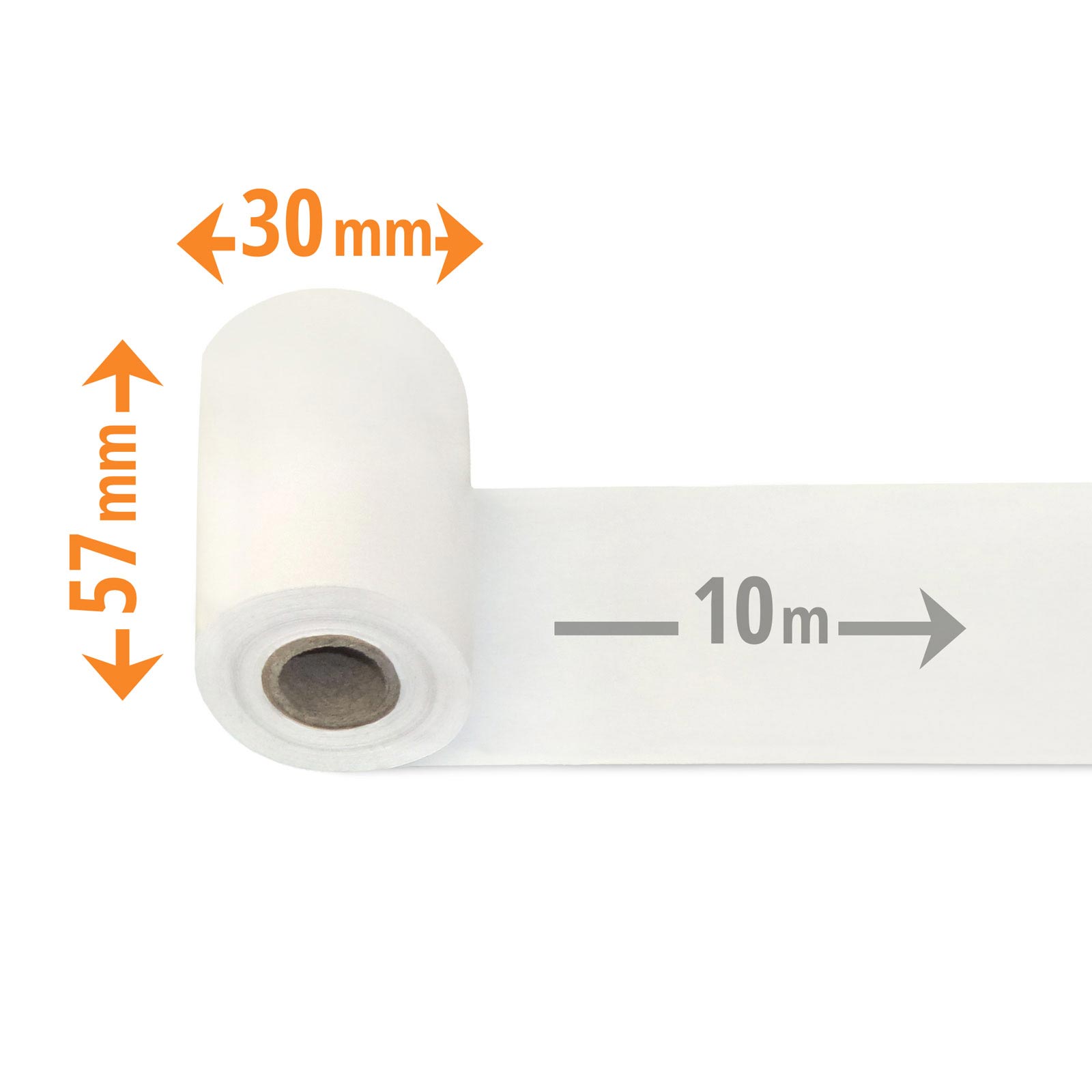 Thermorollen für EC-Cash-Systeme 57mm