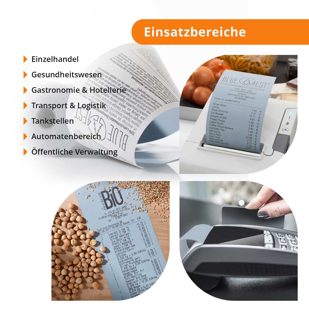 Blue4est Kassenrollen