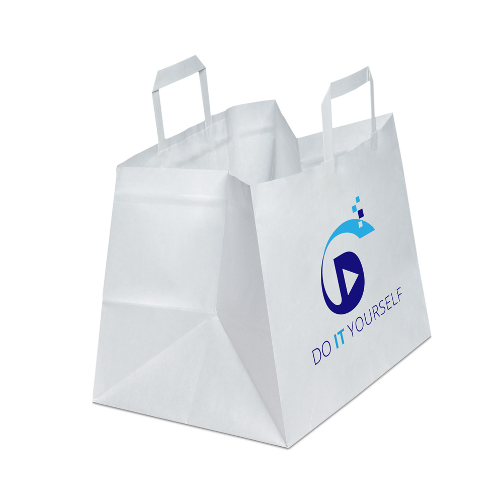 Konditortaschen bedrucken 32x22x24 - mit Aufdruck