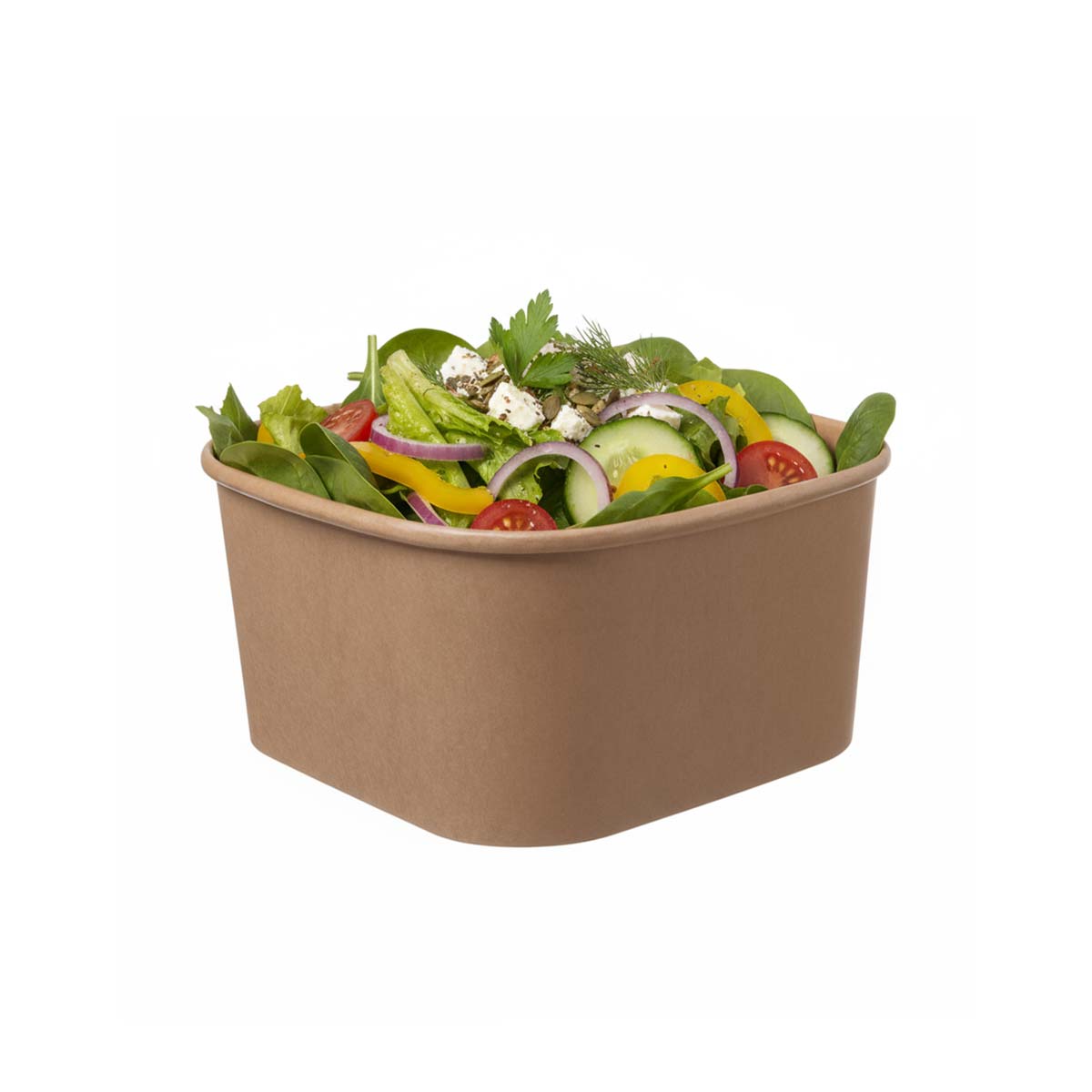 Salatschale Kraftpapier braun ohne Deckel 750ml
