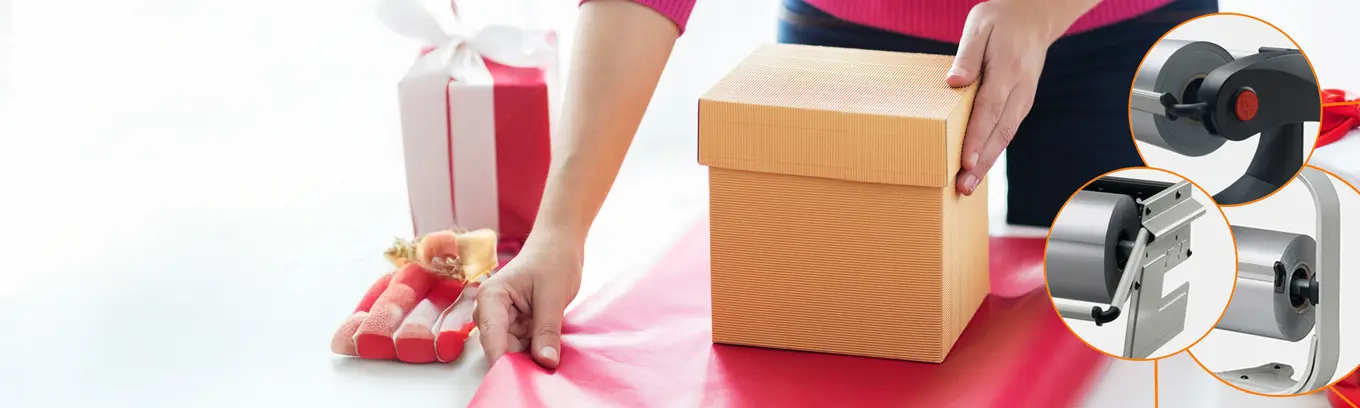 Effizient verpacken mit Geschenkpapierabroller Einzelhandel