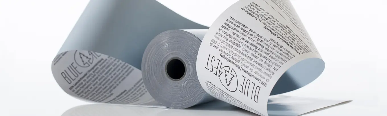 Blue4Est Thermorollen - nachhaltige Kassenrollen