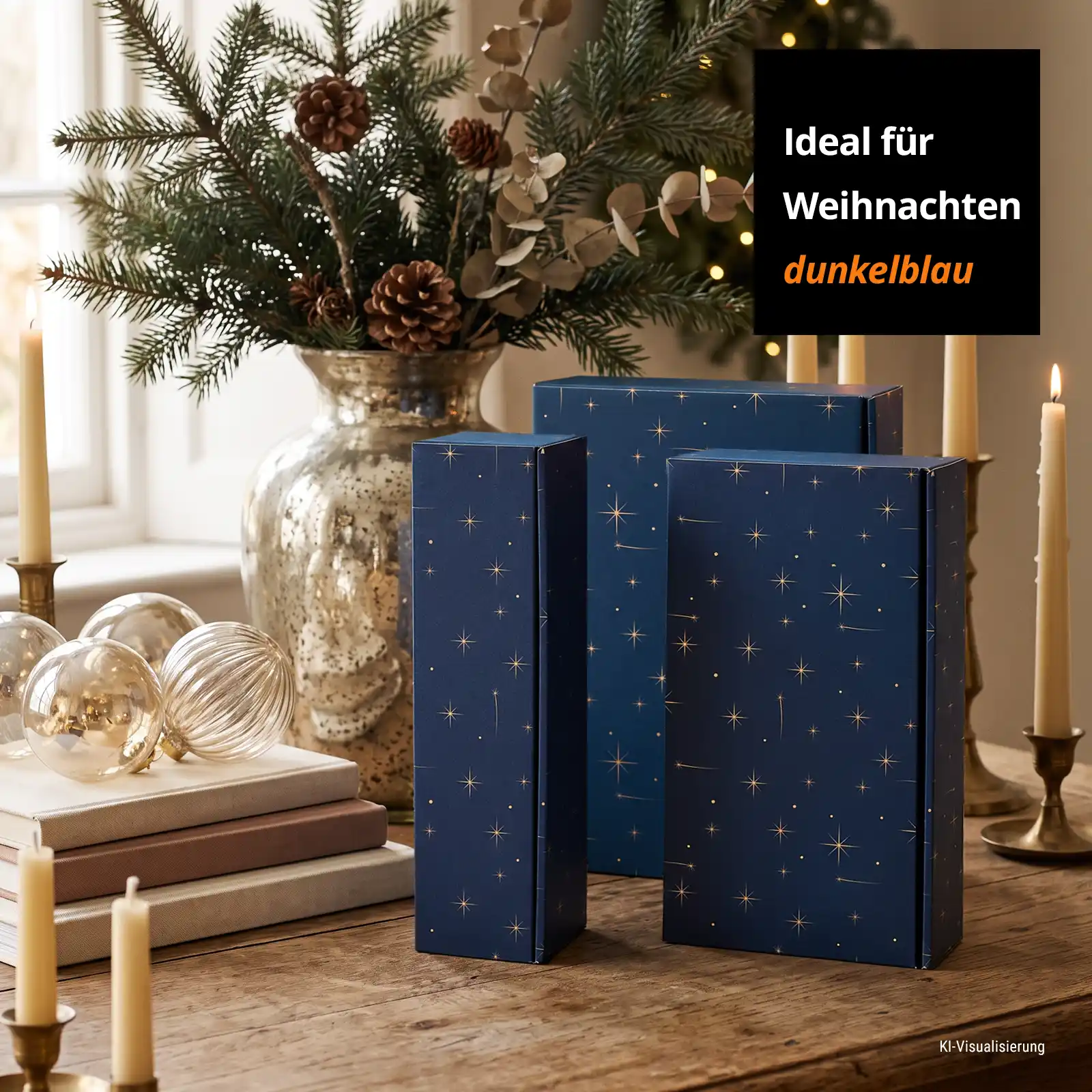 MCWK-WHFIBLST - Geschenkkarton blau - Foto 2