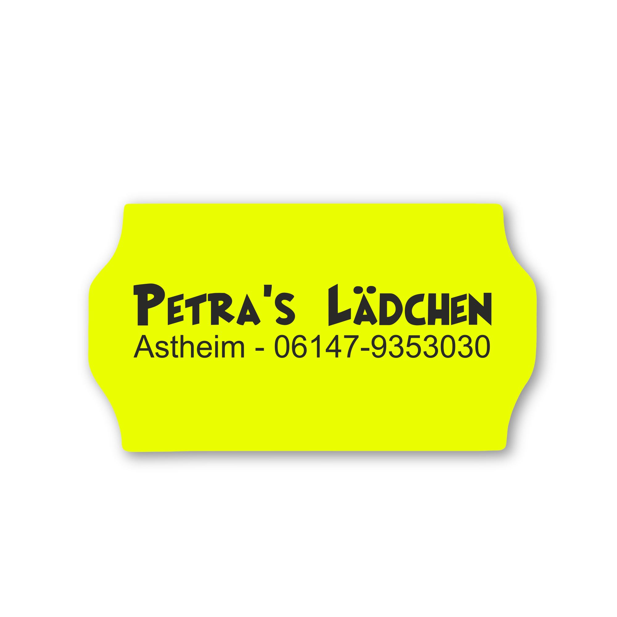 Preisetiketten 26x16, mit Logo / Text - Express-Druck