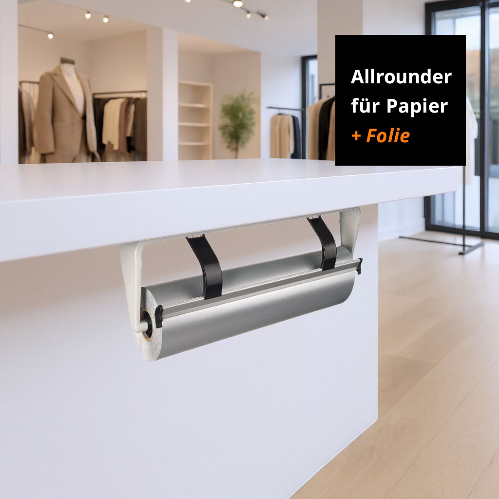 STANDARD Papier- und Folienabroller Untertischabroller