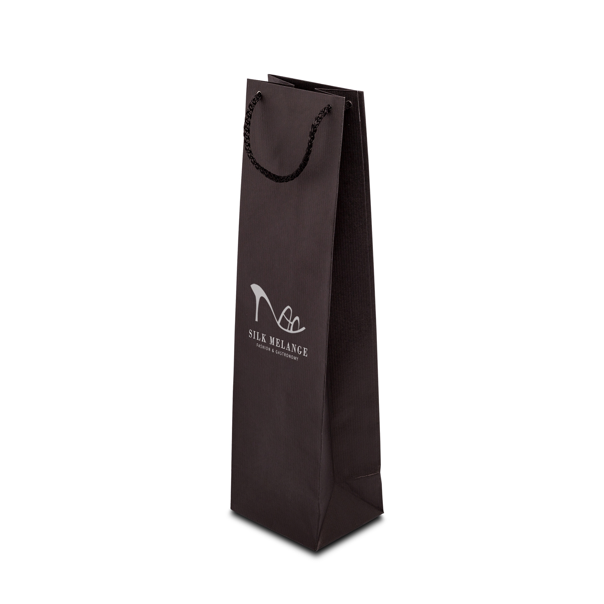 Flaschentaschen ECO-PRESTIGE, bedruckt 11x09x40