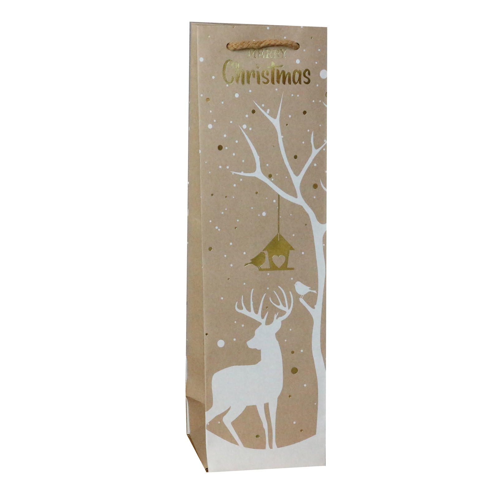 MCFT-NASCHN - Geschenktüten natur mit Weihnachtsmotiv - Foto 1