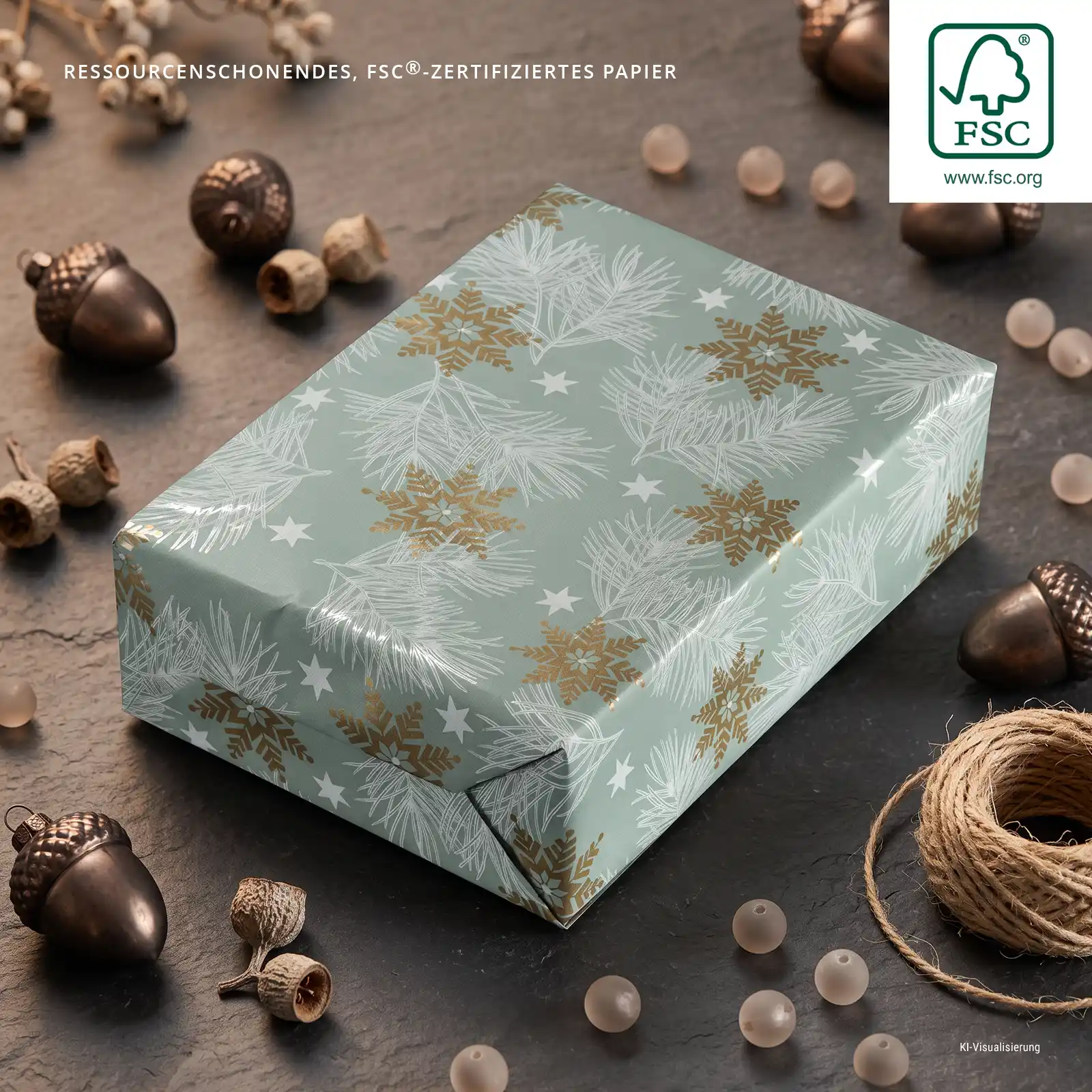 WOGP-WHPIN - Geschenkpapier Rollen Pino - Foto 2