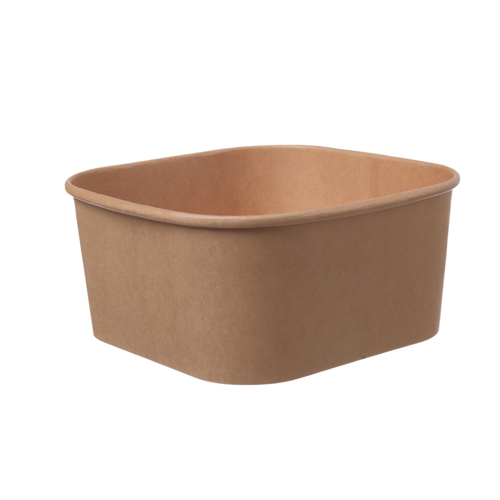 Salatschale Kraftpapier braun ohne Deckel 1250ml