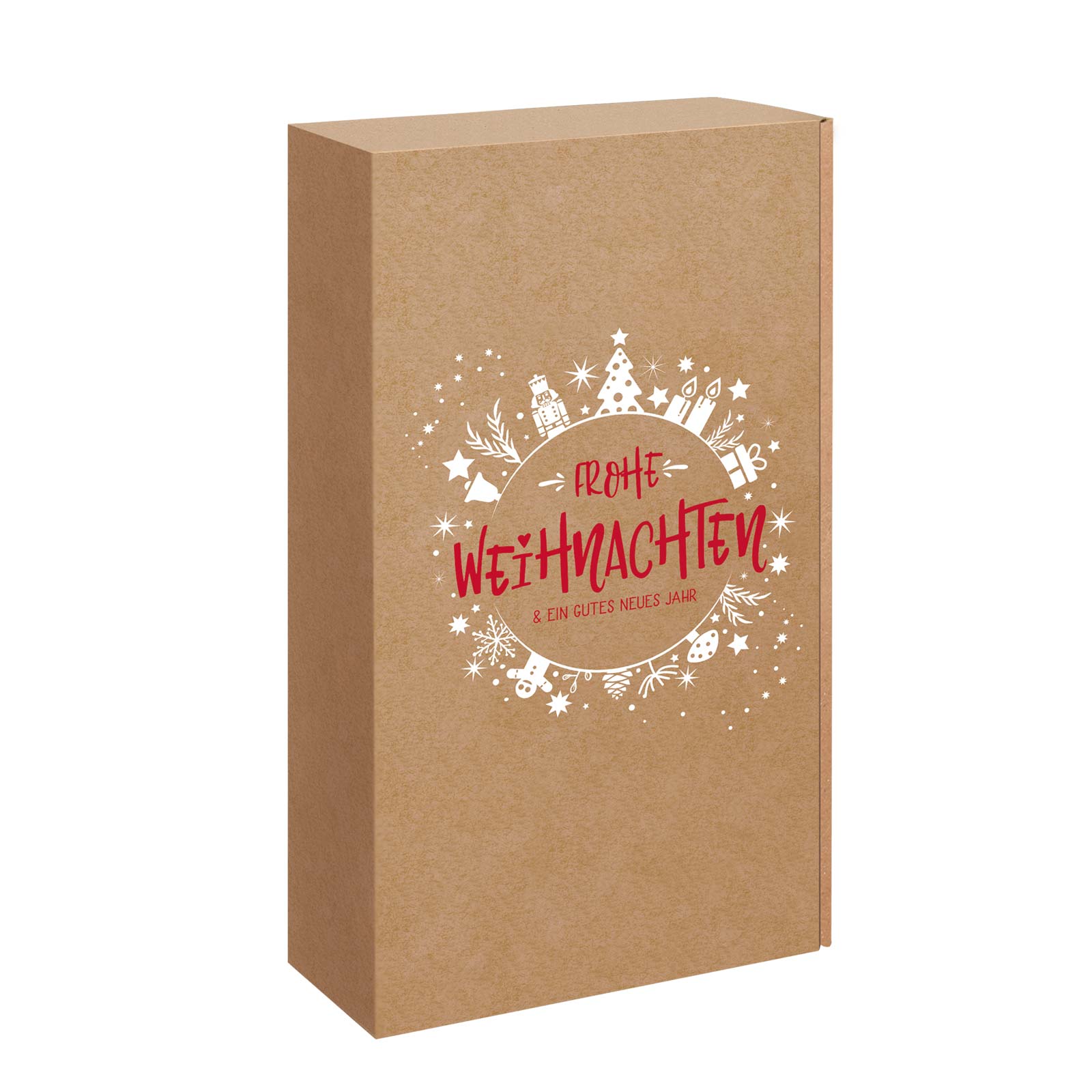 MCWK-WHNATJOY - 2-er Geschenkkarton natur für Weihnachten - Foto 1