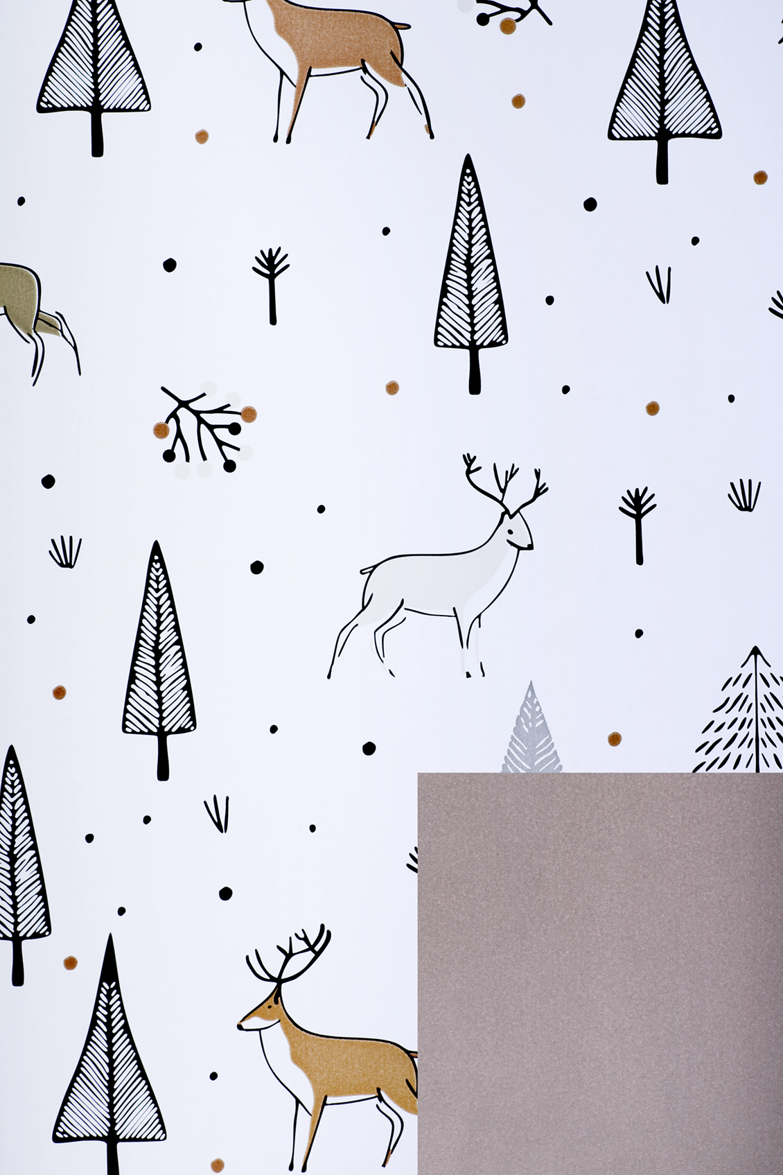 Geschenkpapierrolle Weihnachten Design Stockholm, 2 Rollenbreiten, beidseitig 