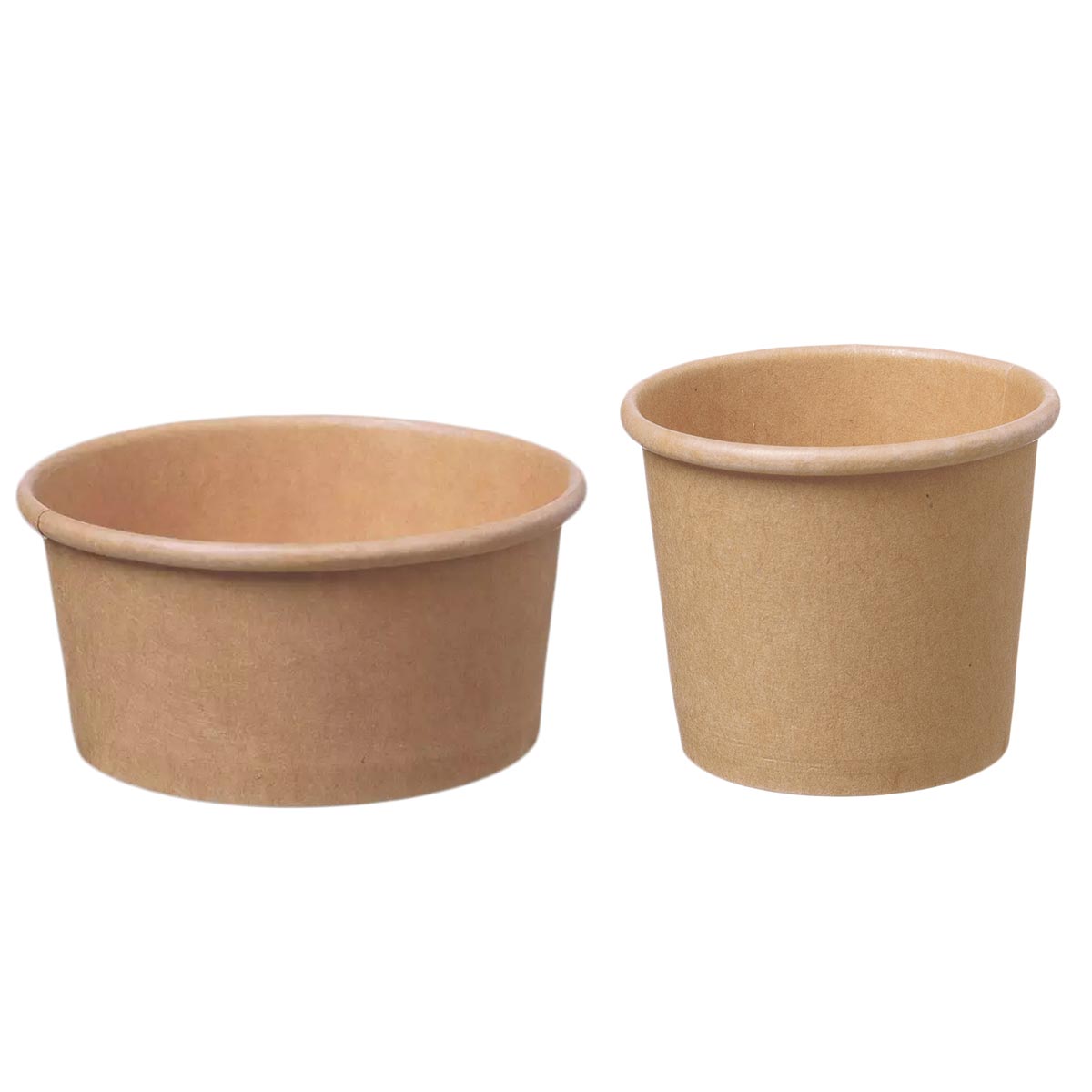 Dressingbecher Kraftpapier braun 2 Größen