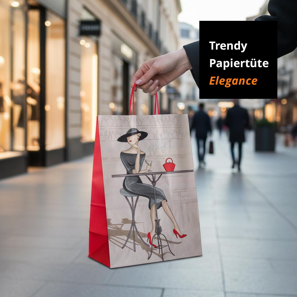 trendy papiertüten elegance