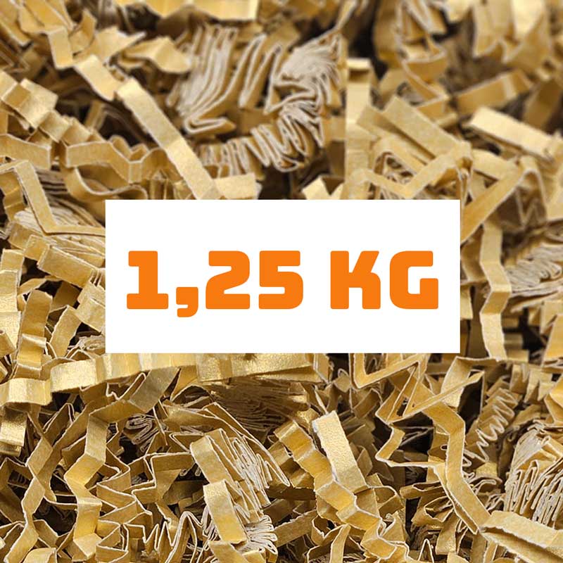 Verpackungsmaterial Füllmaterial SizzlePak, 1,25 kg/ca. 40 l, - 29 Farben -