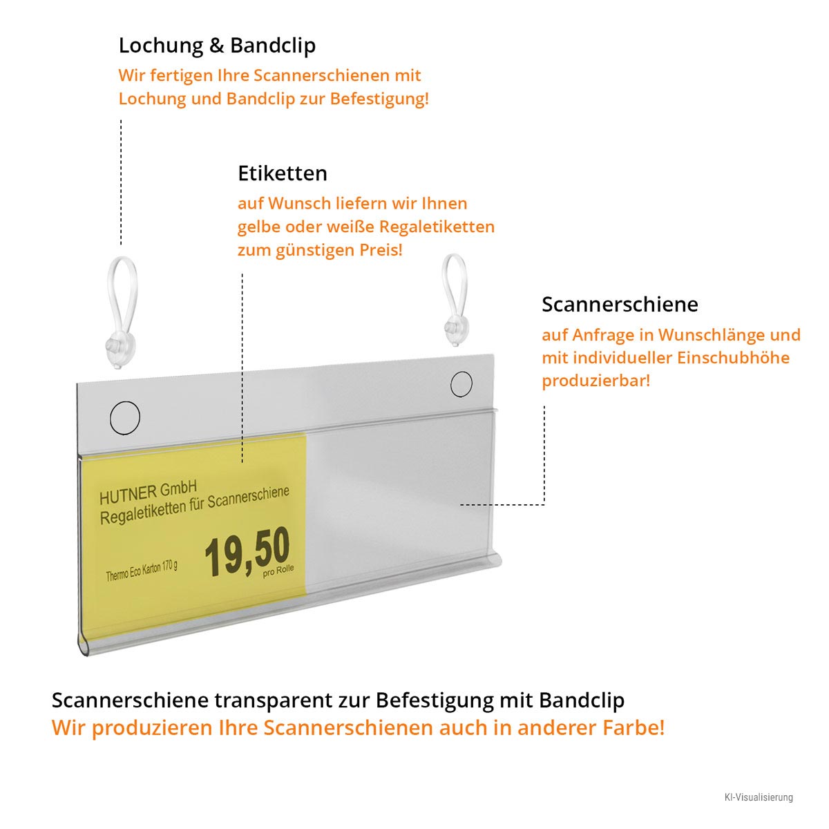 Scannerschiene DBH 11 cm