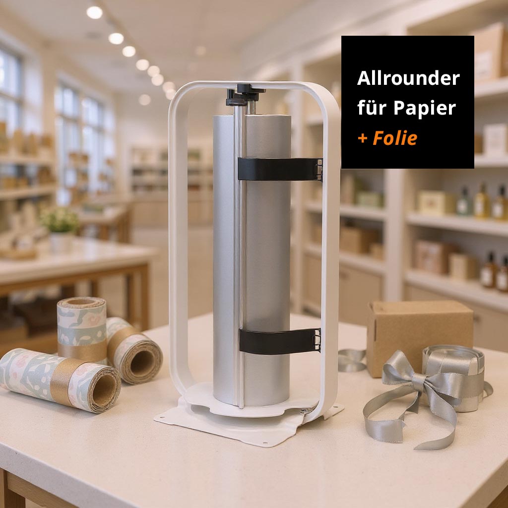 STANDARD Papier- und Folienabroller Senkrechtabroller