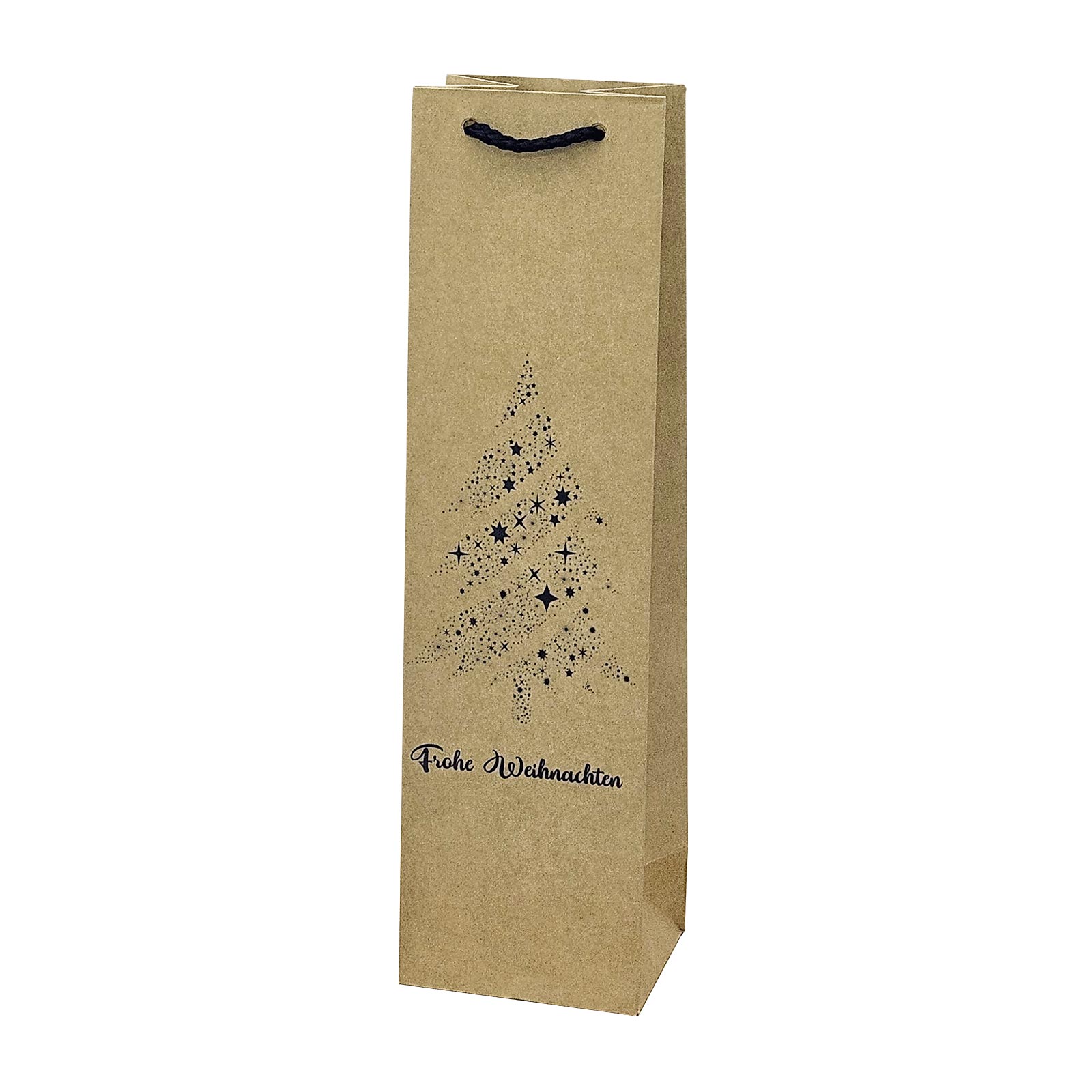MCFT-NAWHB - Geschenktüten naturbraun mit edlem Weihnachtsmotiv - Foto 1