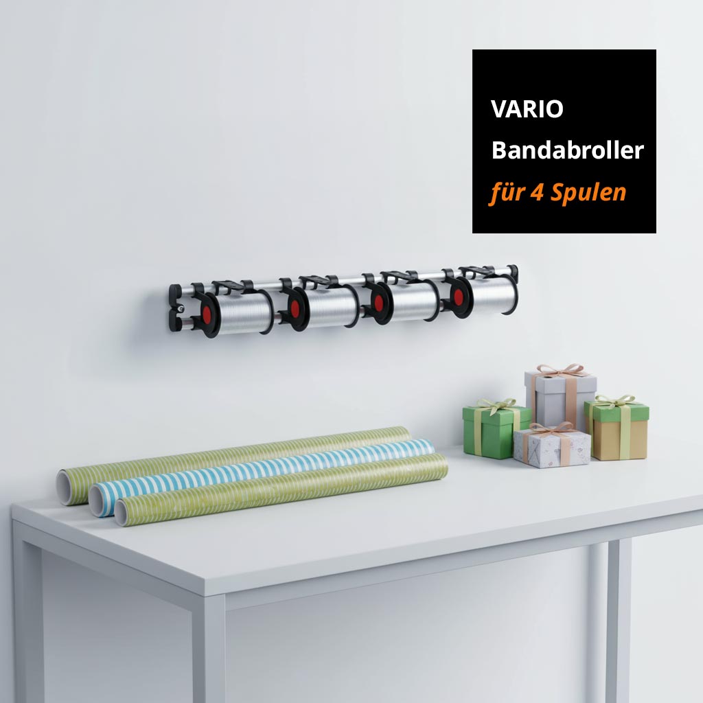 VARIO Bandabroller 4-fach zur Wandmontage
