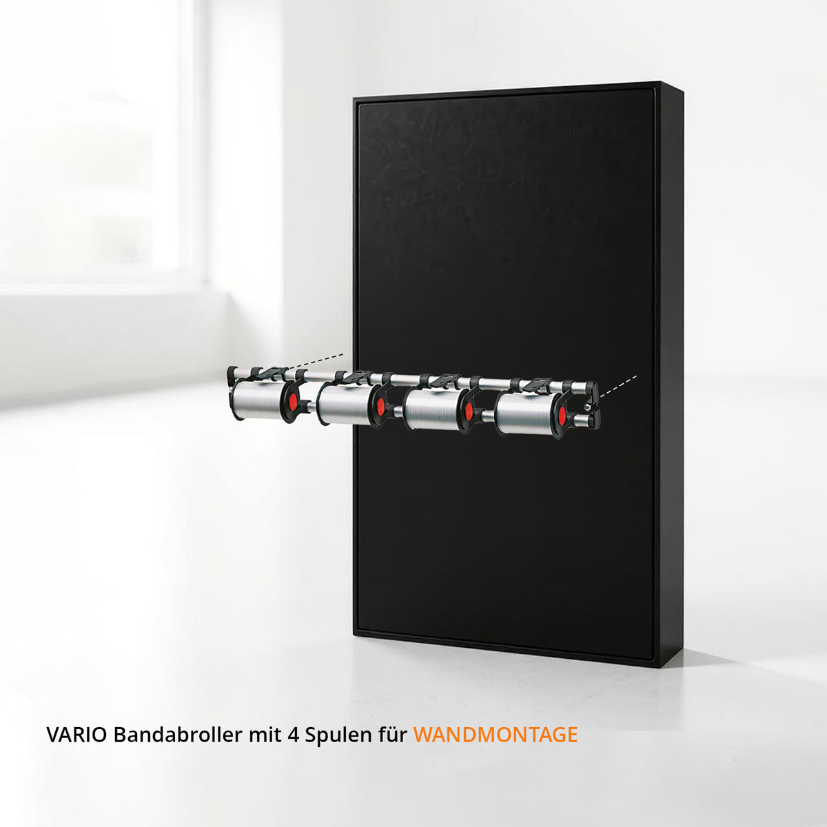 VARIO Bandabroller 4-fach zur Wandmontage