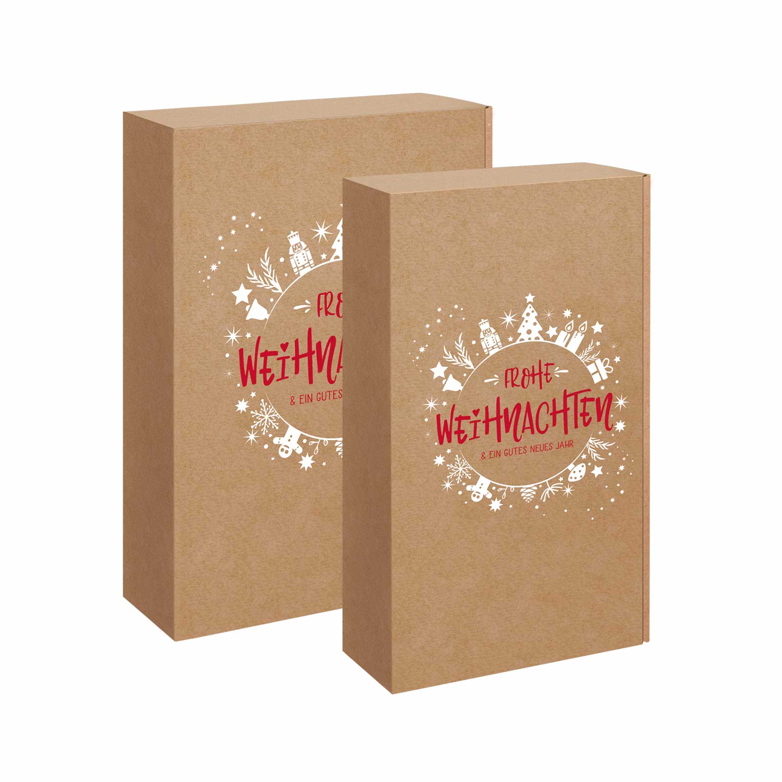 MCWK-WHNATJOY - Geschenkkarton natur für Weihnachten - Foto 1