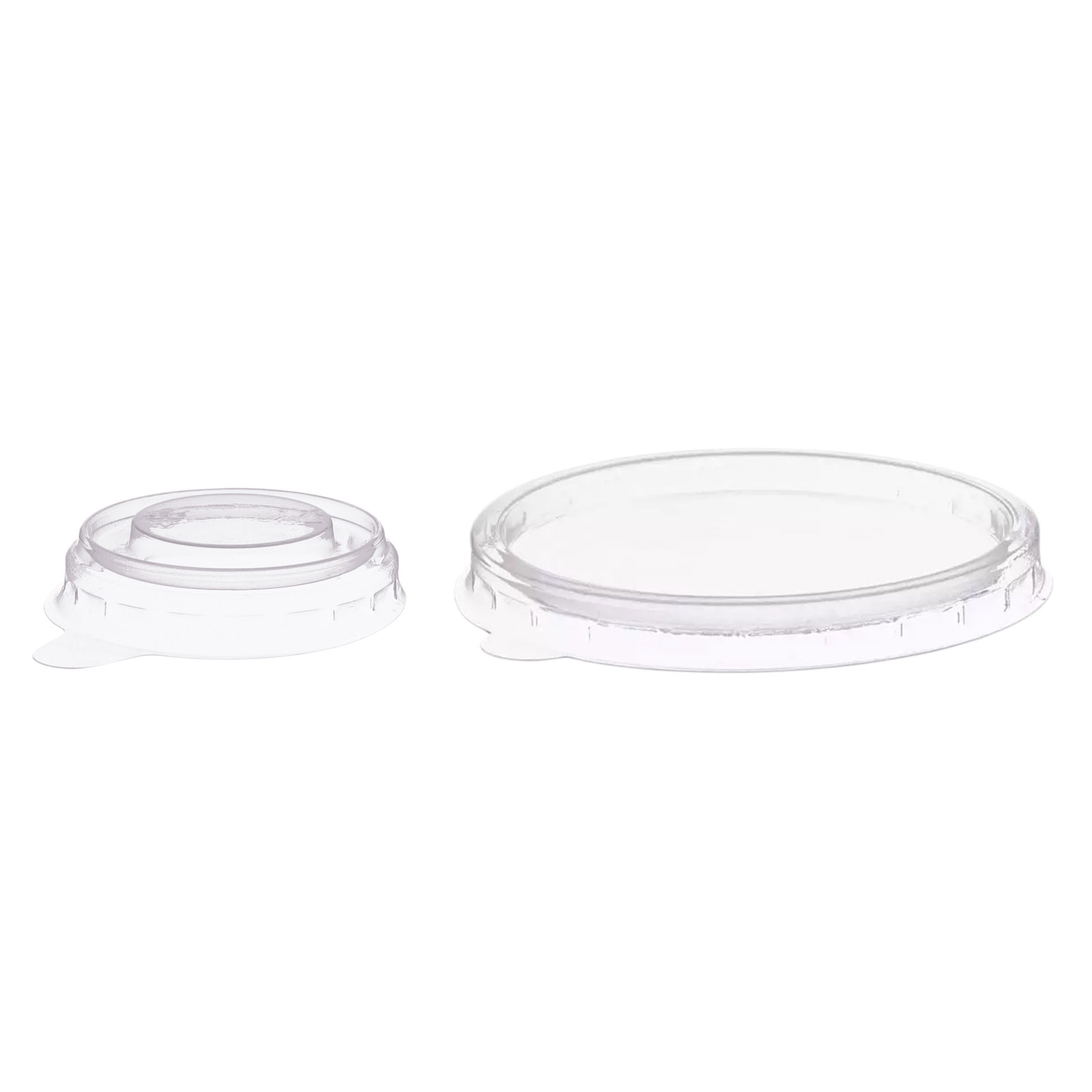 Deckel PET transparent für Dressingbecher 2 Größen