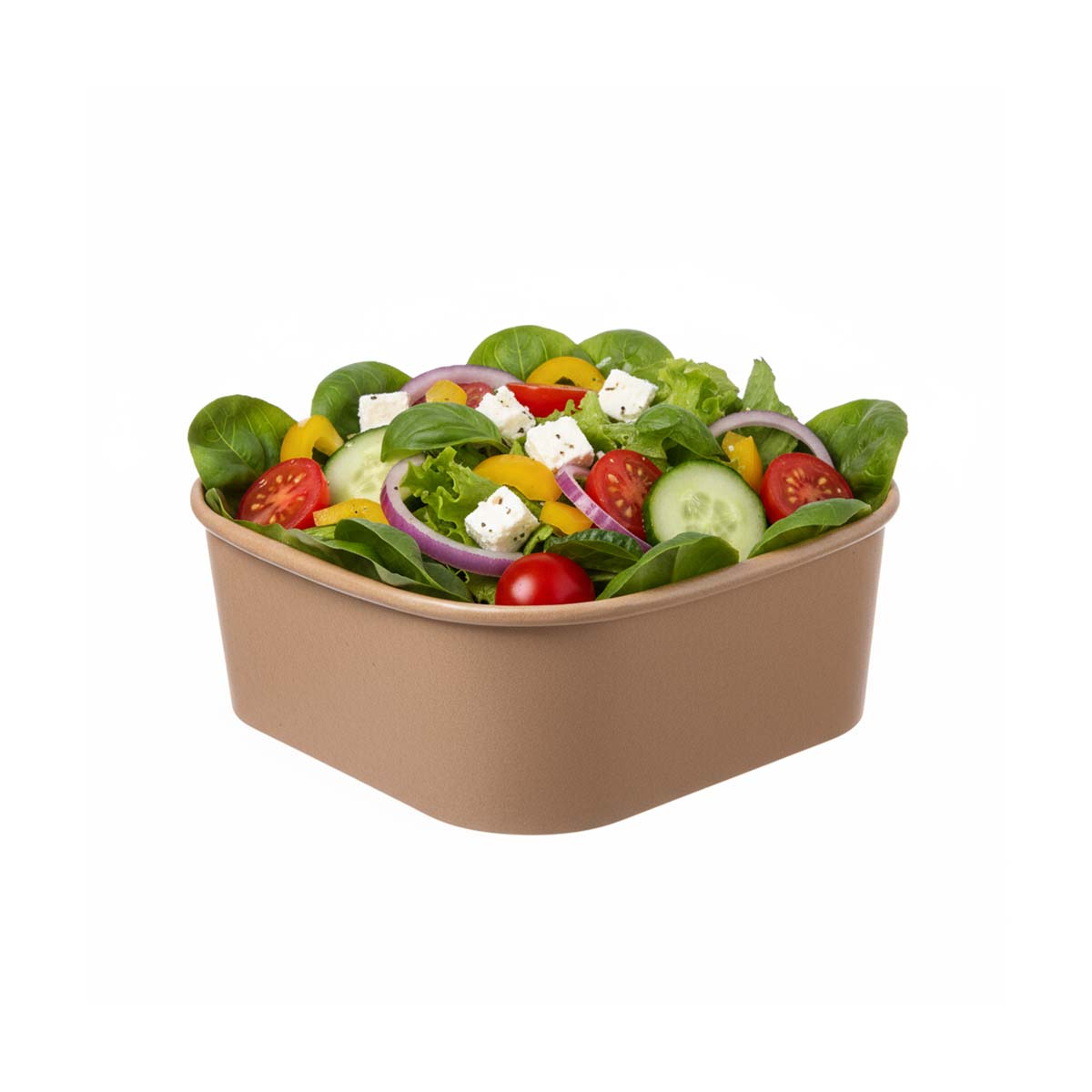 Salatschale Kraftpapier braun ohne Deckel 500ml