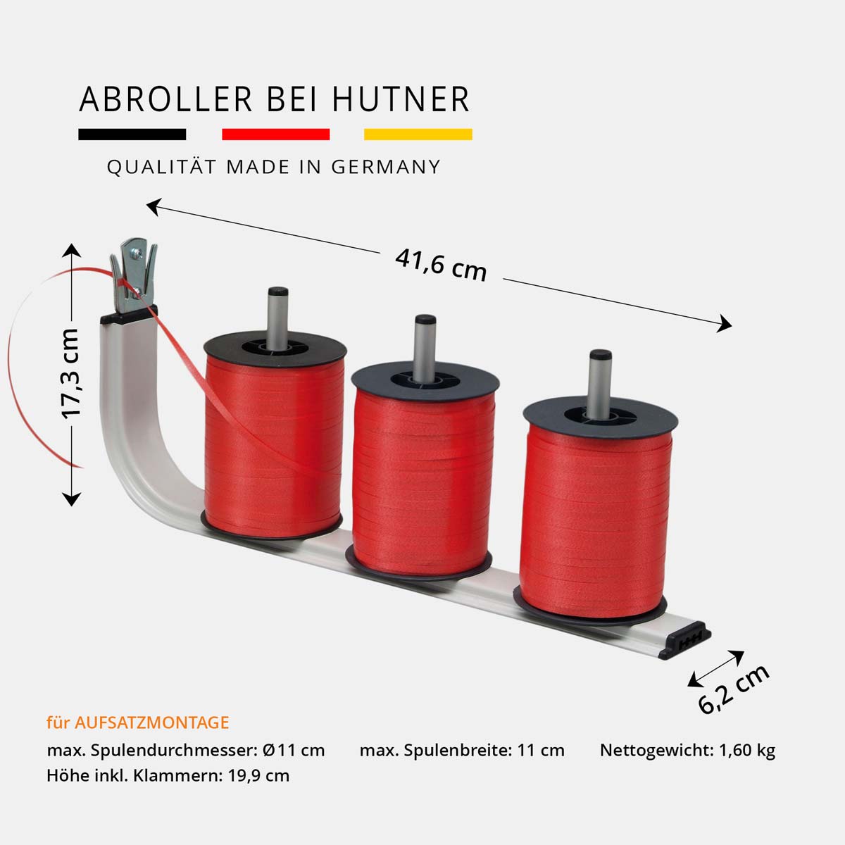 STANDARD Geschenkbandabroller 3 Spulen STANDARD Geschenkbandabroller 3 Spulen