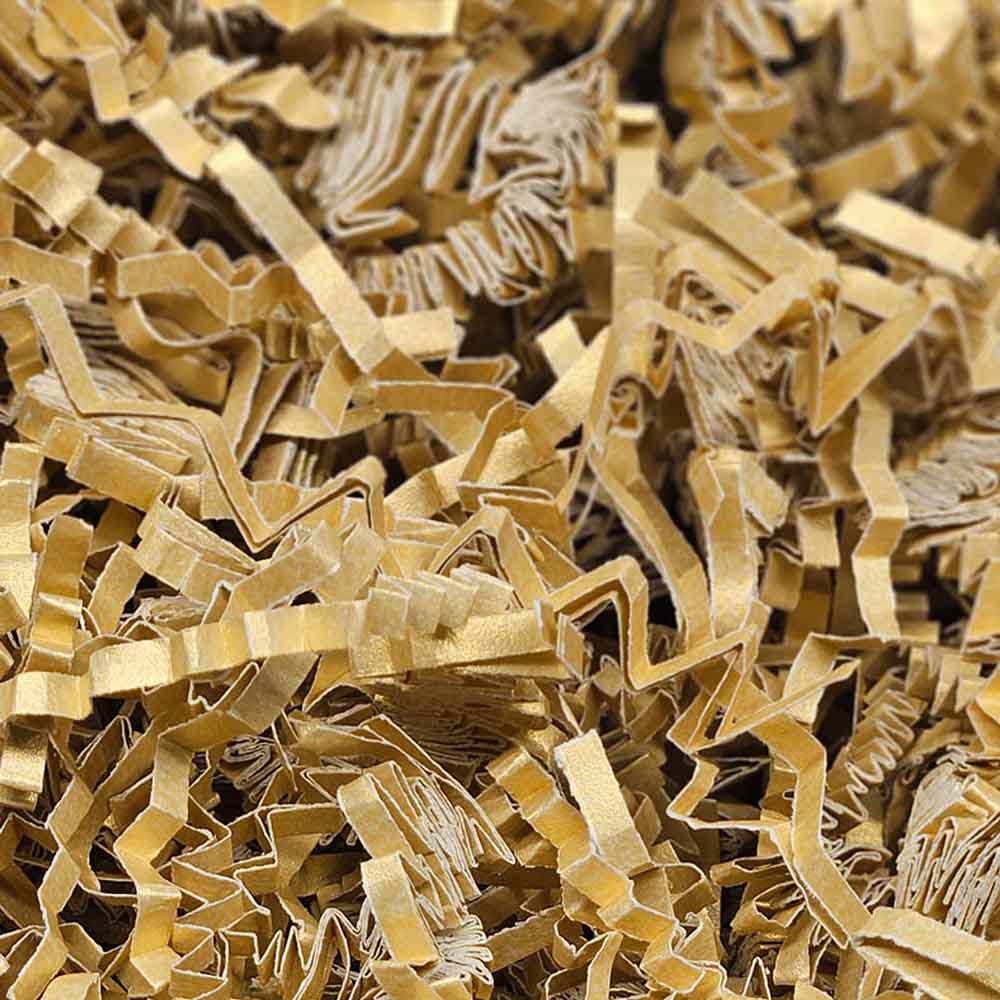 Verpackungsmaterial Füllmaterial SizzlePak, 10 kg/ca. 356 l, gold