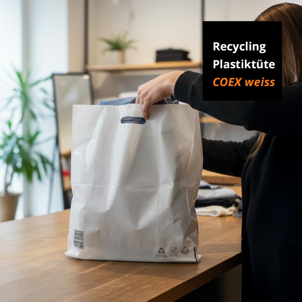COEX Recycling Plastiktüten weiss