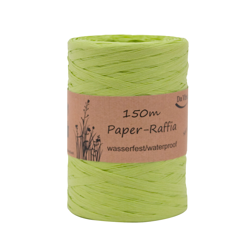 Geschenkband Papier Bastband Paper-Raffia in 4 Farben