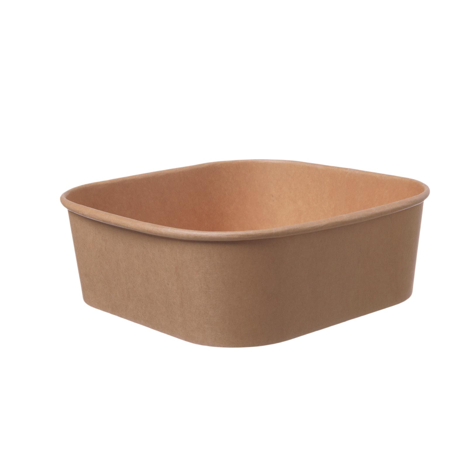 Salatschale Kraftpapier braun ohne Deckel 1000ml