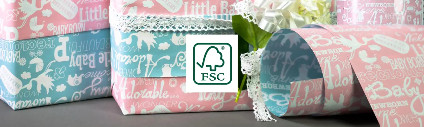 Geschenkpapier für Geschäfte