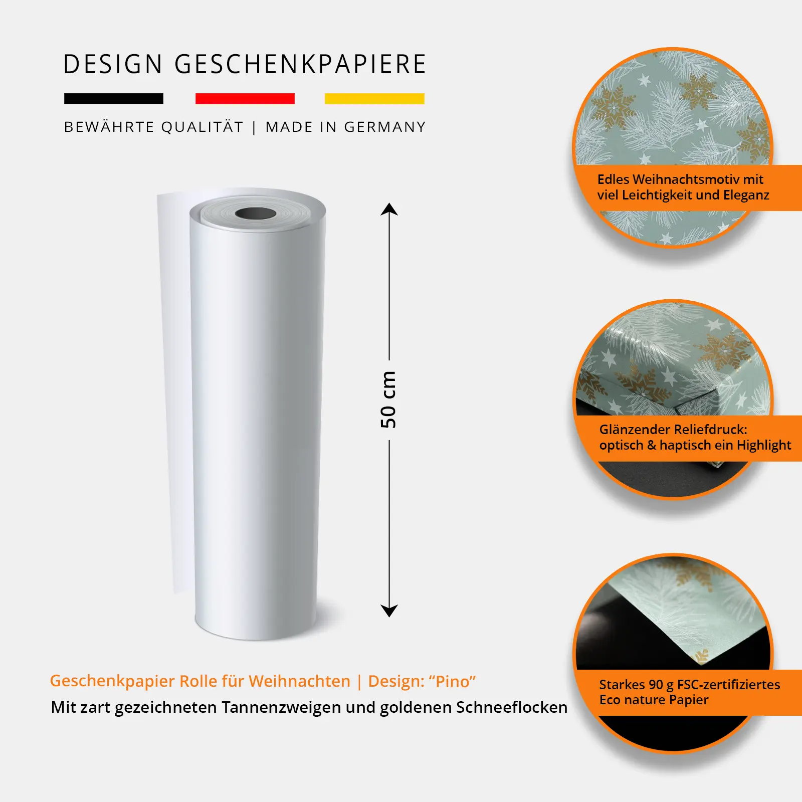 WOGP-WHPIN - Geschenkpapier Rollen Pino - Foto 8