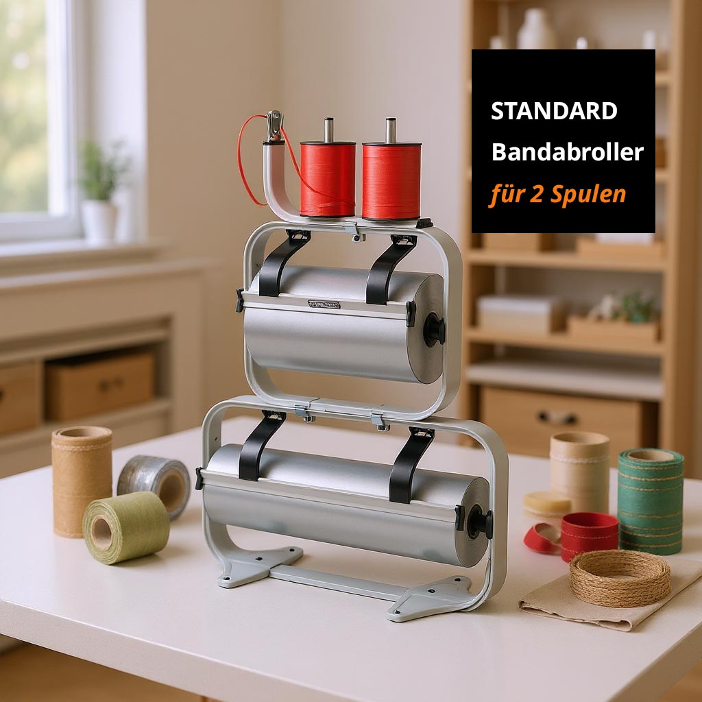 STANDARD Geschenkbandabroller 2 Spulen