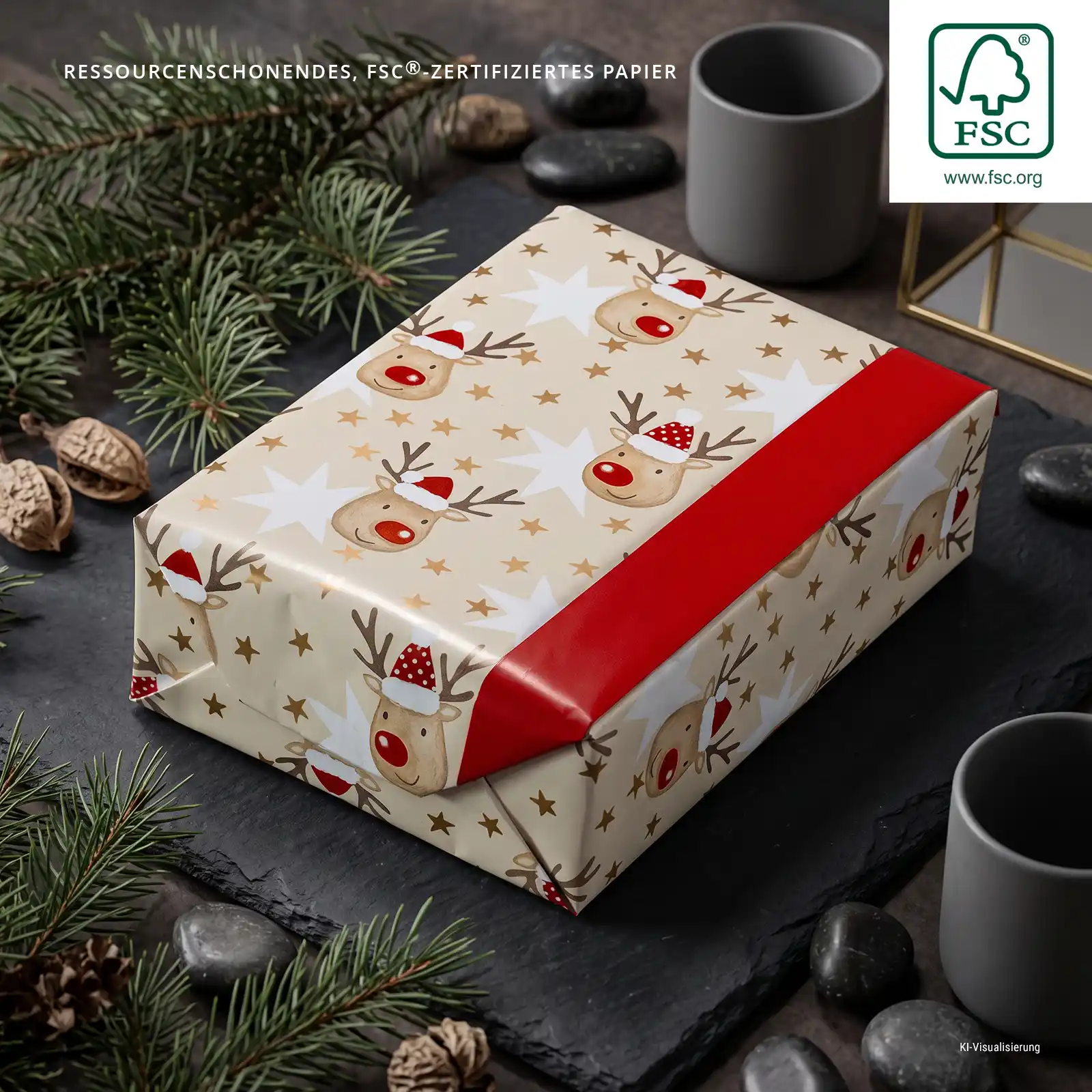 WOGP-WHVASAA - Geschenkpapier Rollen Vasaa - Foto 5
