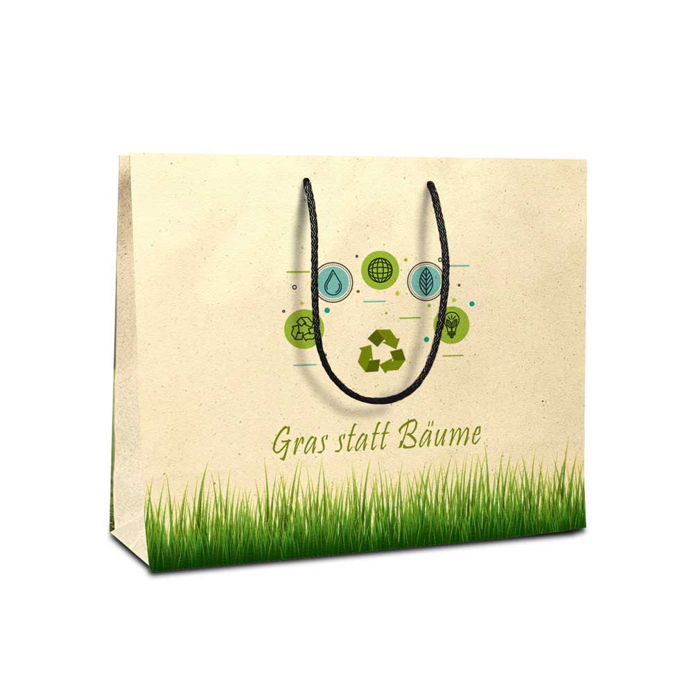 Graspapier Tüte bedruckt