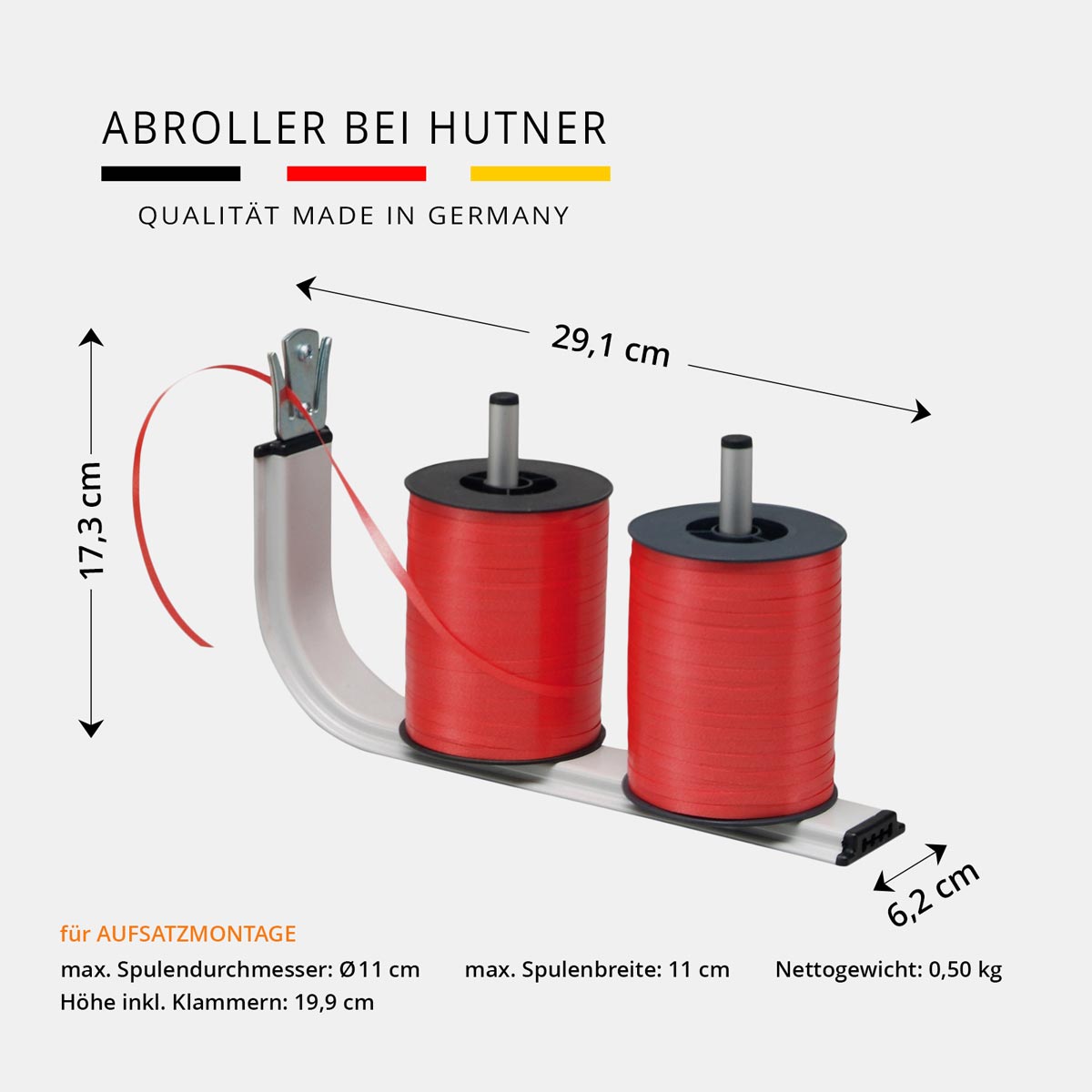 STANDARD Geschenkbandabroller 2 Spulen