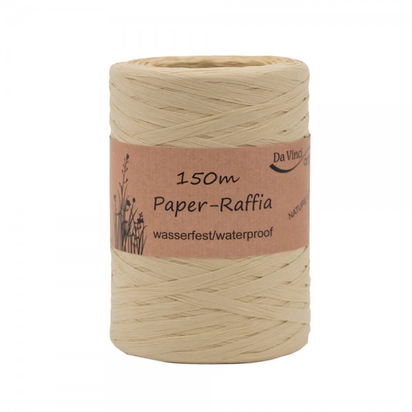 Geschenkband Papier Bastband Paper-Raffia in 4 Farben