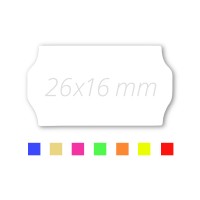 Preisetiketten 26x16mm beige permanent Etiketten für Auszeichner Umweltfarbe 